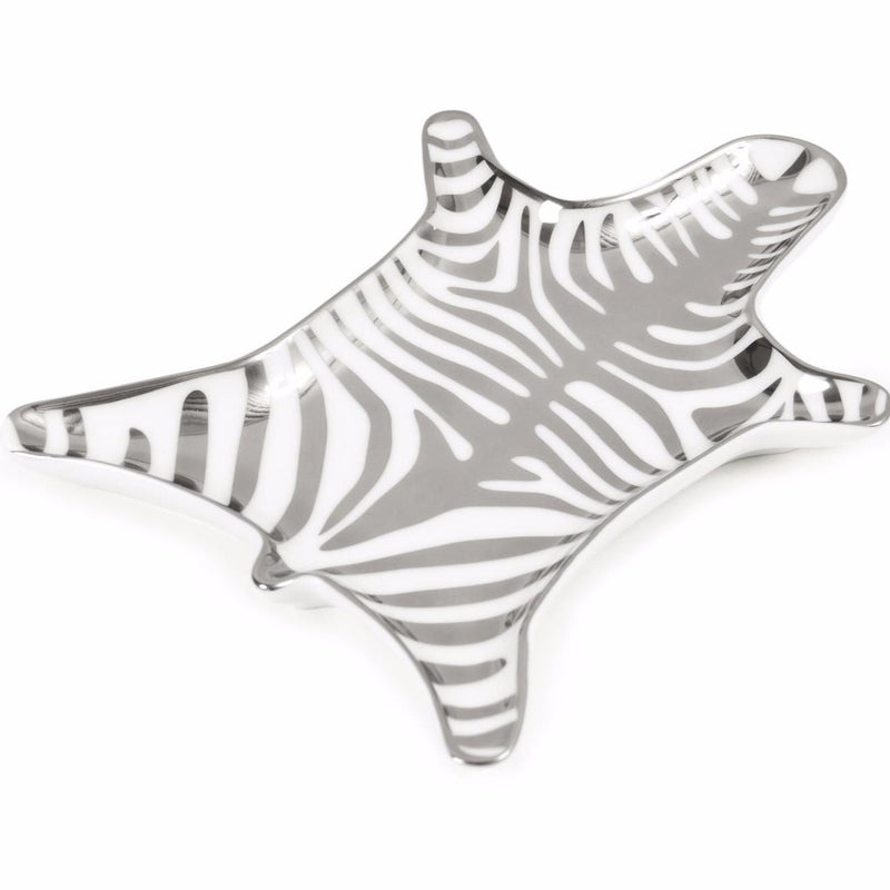 media image for Carnaby Silver Zebra Stacking Dish design by Jonathan Adler 290