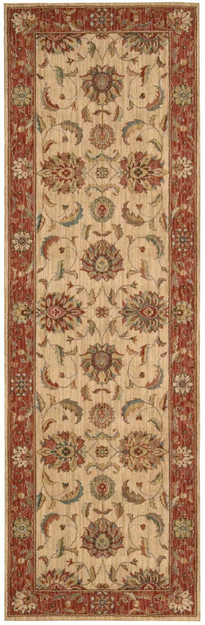 product image for living treasures ivory red rug by nourison nsn 099446670373 3 26