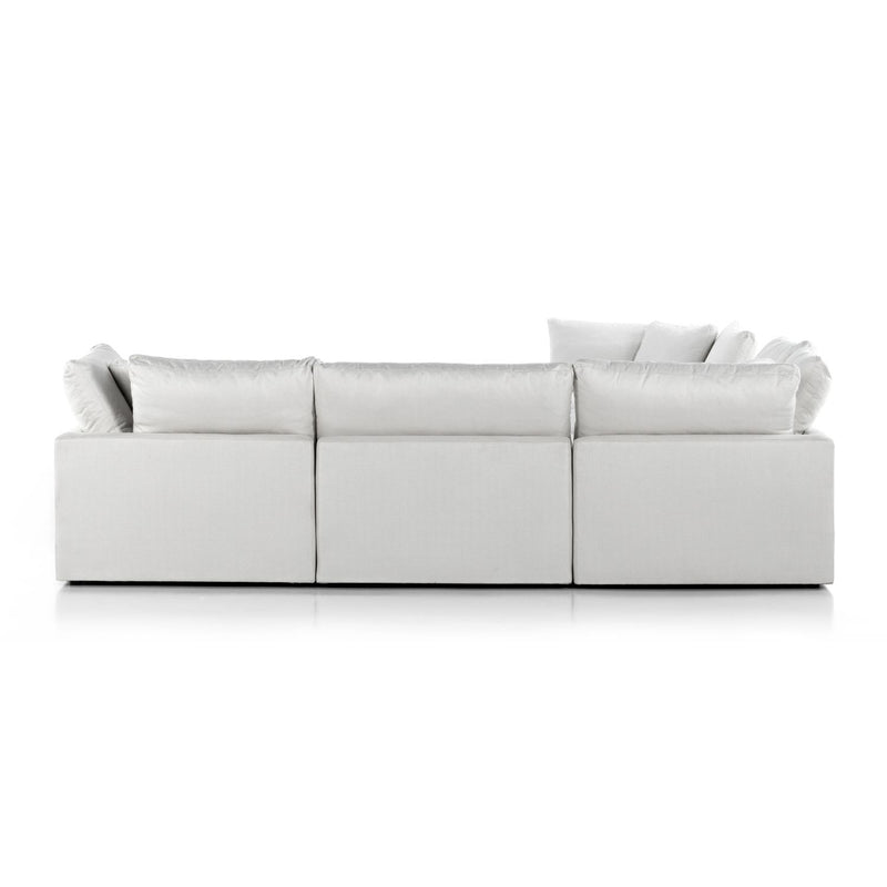 media image for Stevie 5-Piece Sectional Sofa w/ Ottoman in Various Colors Alternate Image 3 268