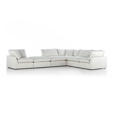 product image of Stevie 5-Piece Sectional Sofa w/ Ottoman in Various Colors Flatshot Image 1 513