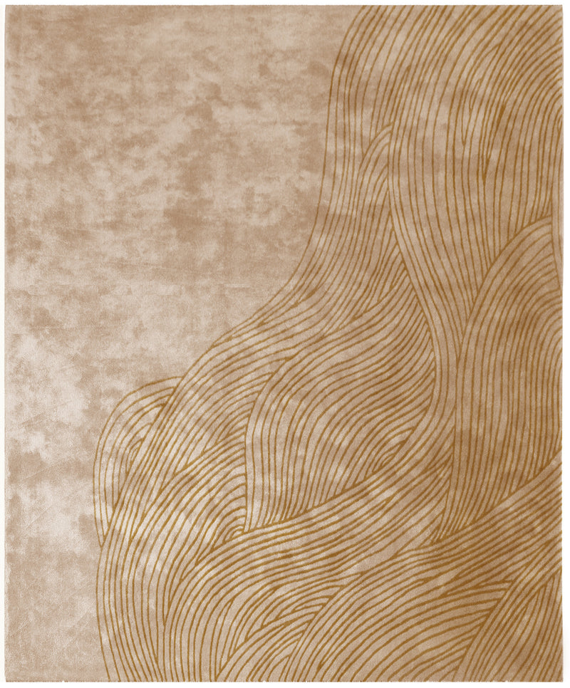 media image for Continua Laguna Hand Tufted Rug in Beige design by Second Studio 240