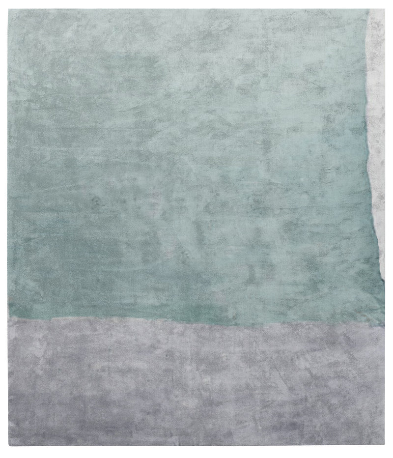 media image for Cozzo Di Naro Hand Tufted Rug in Turquoise design by Second Studio 20