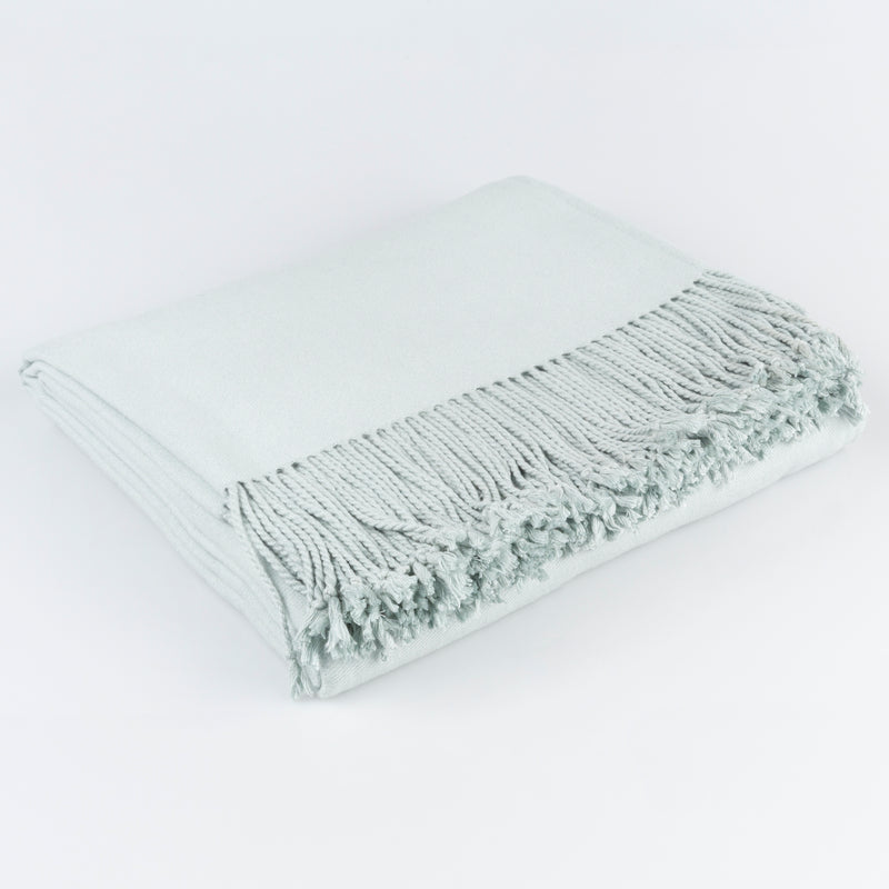 media image for Chantel CNL-1001 Woven Throw in Ice Blue by Surya 28