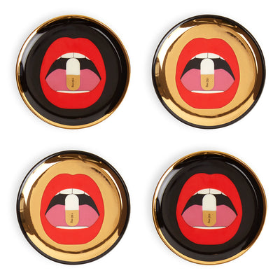 product image of Set of 4 Full Dose Coasters design by Jonathan Adler 585