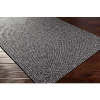 product image for Chesapeake Bay Indoor/Outdoor Charcoal Rug Corner Image 3 22