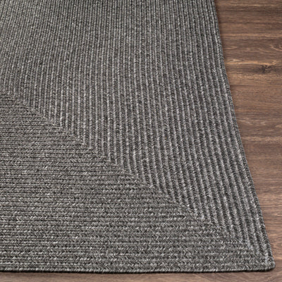 product image for Chesapeake Bay Indoor/Outdoor Charcoal Rug Front Image 1