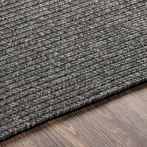 media image for Chesapeake Bay Indoor/Outdoor Charcoal Rug Texture Image 284