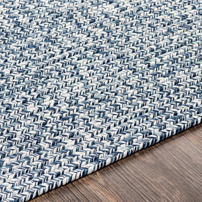 product image for Chesapeake Bay Indoor/Outdoor Dark Blue Rug Texture Image 37