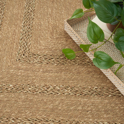 product image for Natural Seagrass Indoor Outdoor Handmade Natural Rug By Nourison Nsn 099446940186 8 85