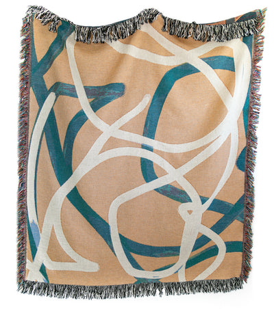 product image for meandering line woven throw blanket 1 21