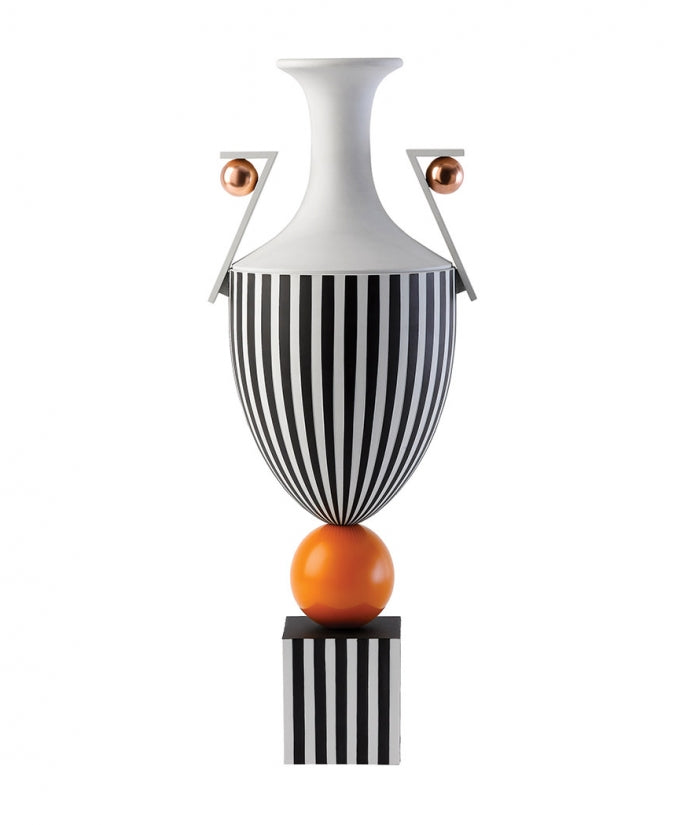 media image for Wedgwood Tall Vase on Orange Sphere by Lee Broom 277