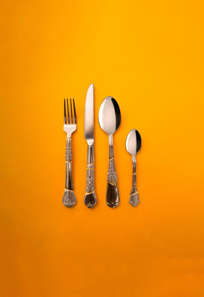 media image for Kintsugi Cutlery - Set of 4 3 236