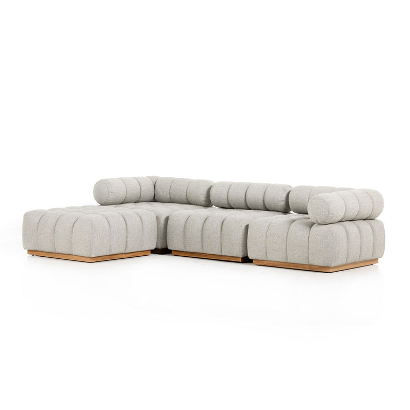 media image for Roma Outdoor Sectional with Ottoman Flatshot Image 1 28