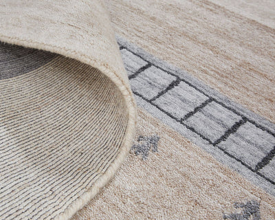 product image for Yurie Beige and Gray Rug by BD Fine Roll Image 1 5
