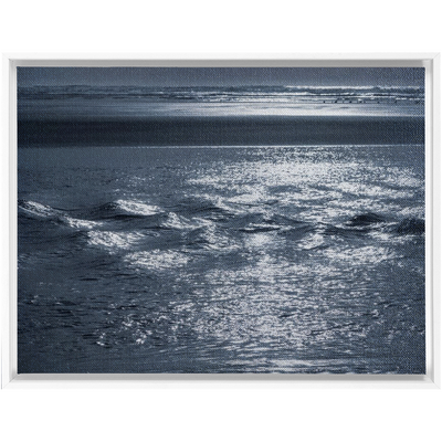 product image for silver sea framed canvas 9 24