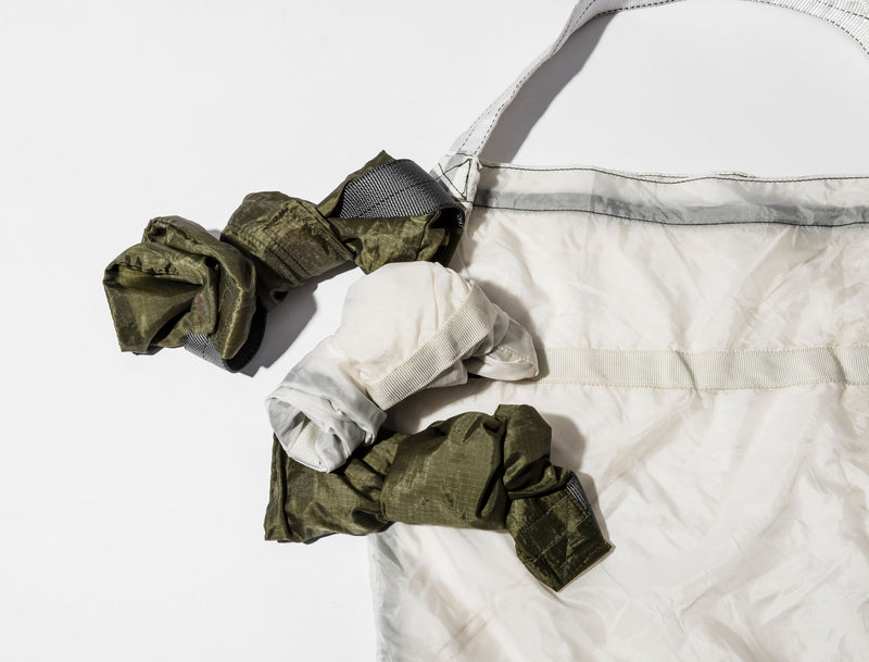 media image for vintage parachute light bag white design by puebco 12 246