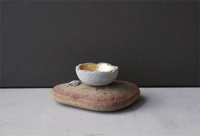 product image for Decorative Cement Bowl w/ Gold Detail design by BD Edition 15