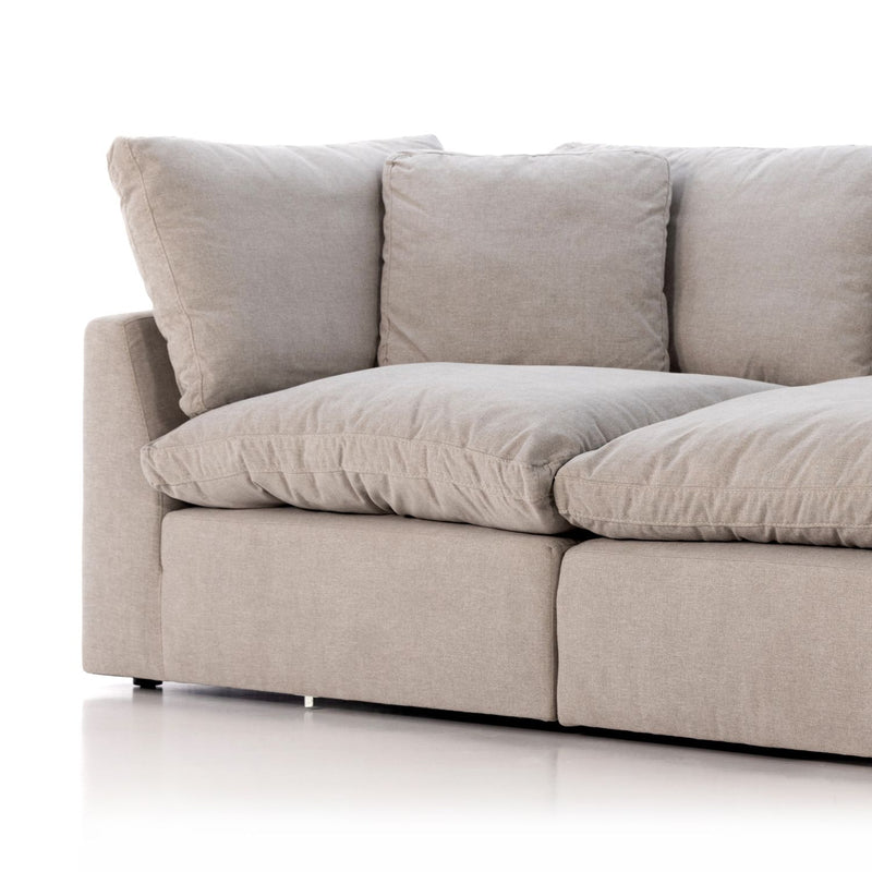 media image for Stevie 5-Piece Sectional Sofa w/ Ottoman in Various Colors Alternate Image 3 267
