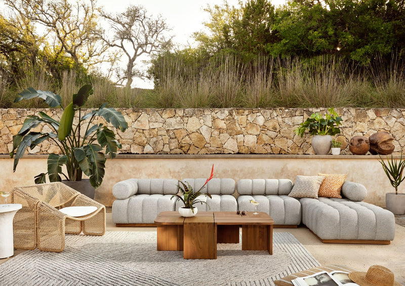 media image for Roma Outdoor Sectional with Ottoman Alternate Image 1 280