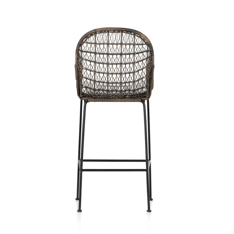 media image for Bandera Outdoor Bar/Counter Stool w/Cushion in Various Colors Alternate Image 4 235
