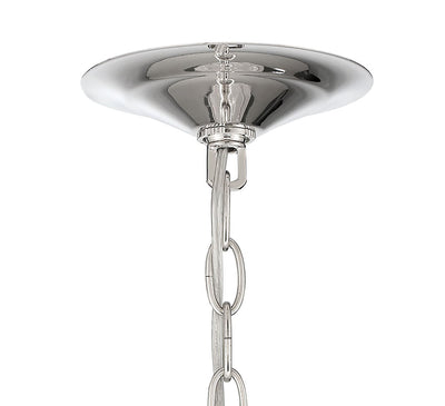 product image for Isla 3 Light Nickel And Glass Contemporary Chandelier By Lumanity 4 29