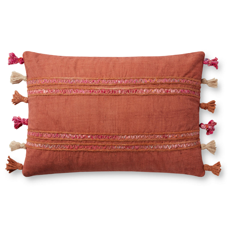 media image for Handcrafted Rust Pillow Flatshot Image 1 288
