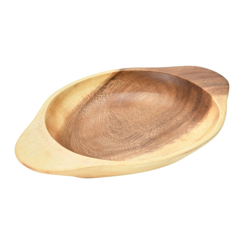 media image for acacia wood bowl with handles 1 226
