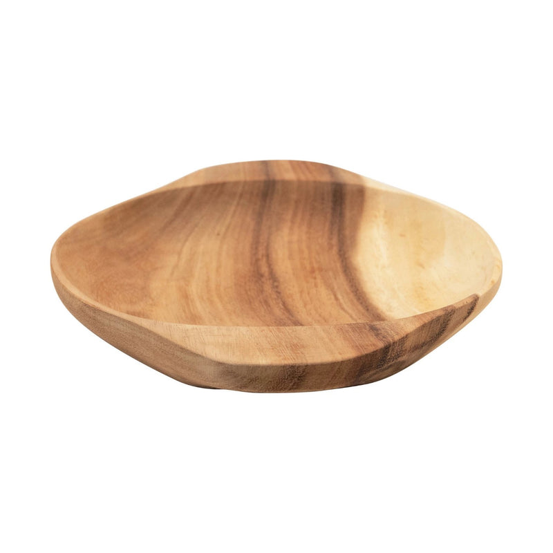 media image for acacia wood bowl with handles 4 276