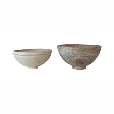 product image of found decorative paper mache bowls set of 2 1 516