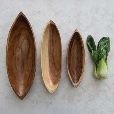 product image for Boat Shaped Bowls - Set of 3 68