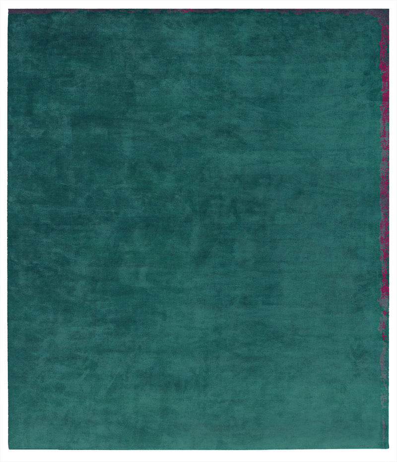 media image for Dijon Nester Hand Knotted Rug in Turquoise design by Second Studio 267