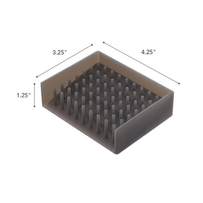 product image for Float Rectangular Self-Draining Soap Dish | Silicone by Yamazaki 12