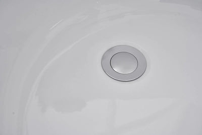 product image for chantal 59 soaking single slipper bathtub by elegant furniture bt10859gw 8 53