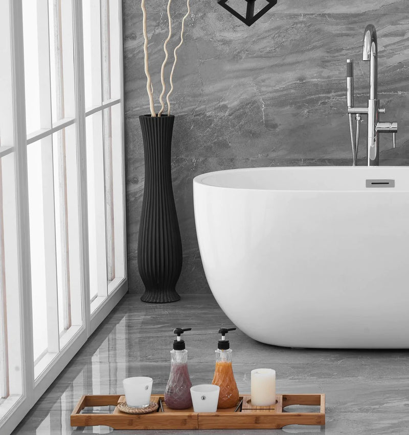 media image for allegra 54 soaking roll top bathtub by elegant furniture bt10754gw 13 251
