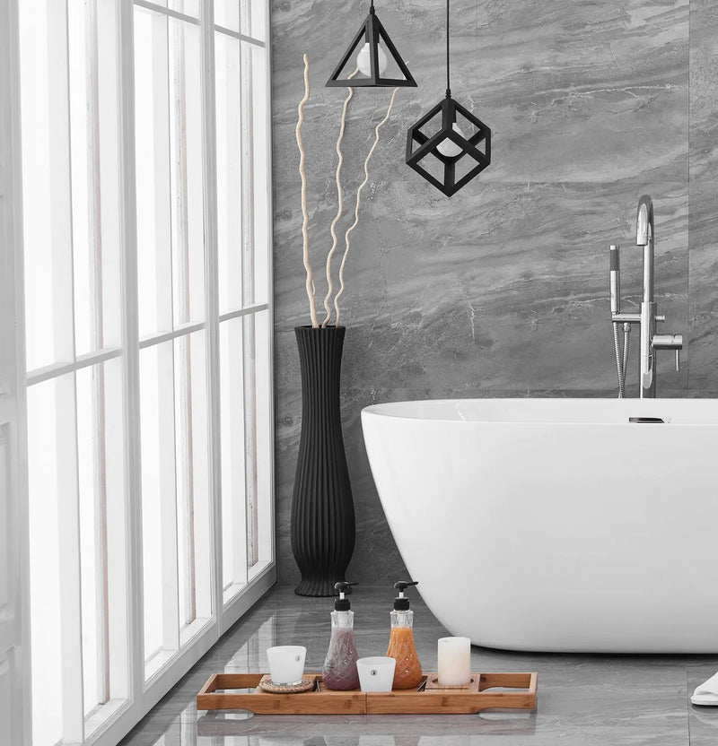 media image for allegra 59 soaking roll top bathtub by elegant furniture bt10759gw 13 20