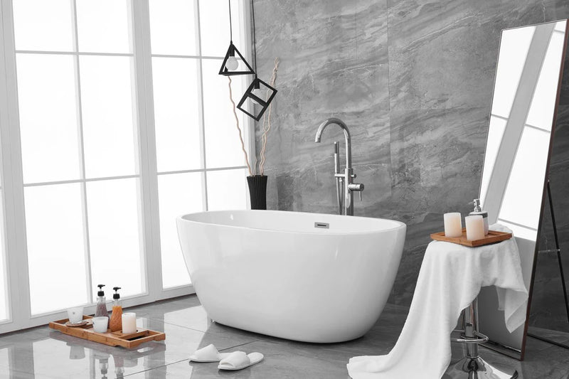 media image for allegra 59 soaking roll top bathtub by elegant furniture bt10759gw 10 267