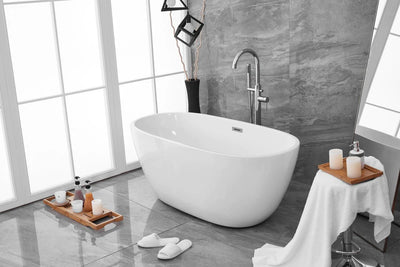 product image for allegra 59 soaking roll top bathtub by elegant furniture bt10759gw 12 30