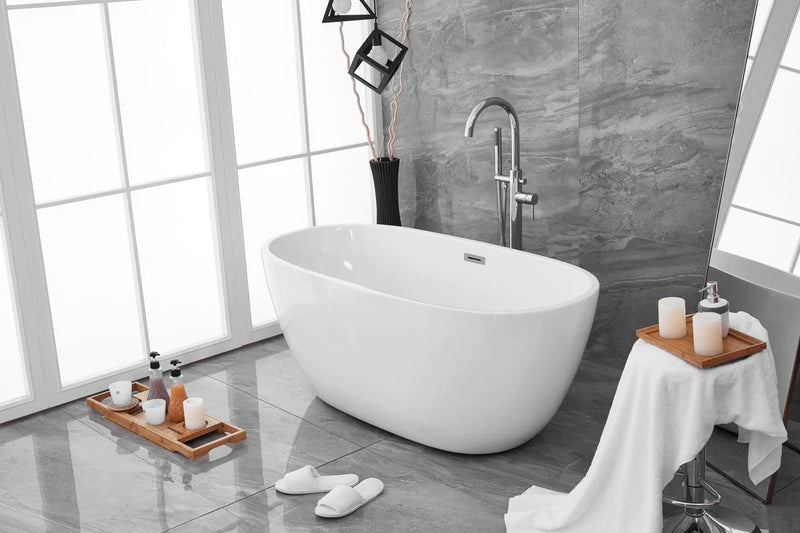 media image for allegra 59 soaking roll top bathtub by elegant furniture bt10759gw 12 27