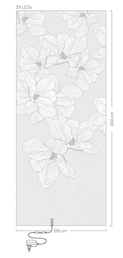 product image for dreams led wallpaper in various colors by meystyle 23 97