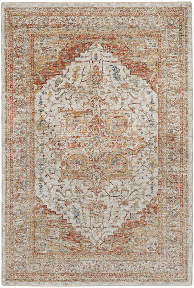 product image of Nourison Home Sahar Ivory Rust Vintage Rug By Nourison Nsn 099446898692 1 588