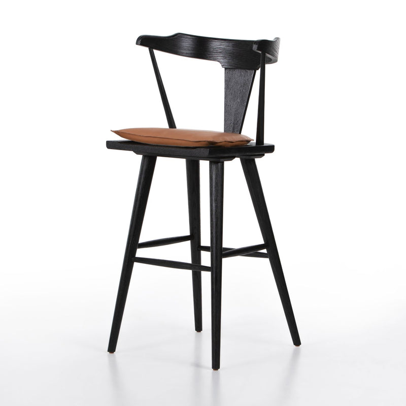 media image for Ripley Stool w/ Cushion in Various Colors Flatshot Image 1 290