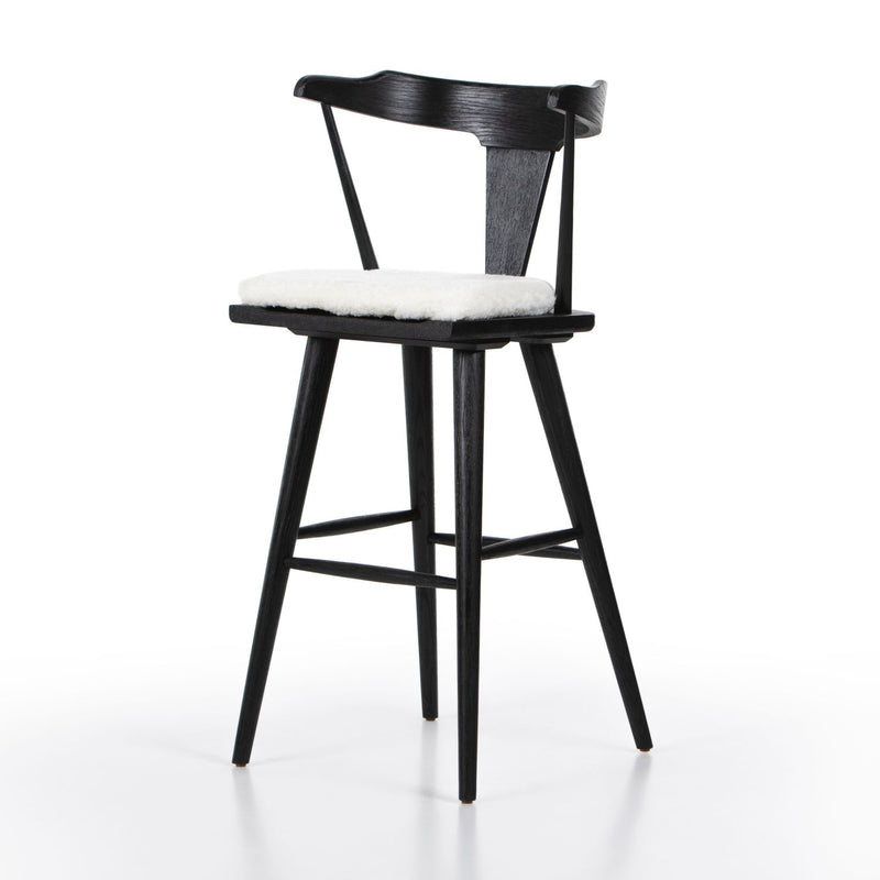 media image for Ripley Stool w/ Cushion in Various Colors Flatshot Image 1 243