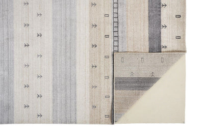 product image for Yurie Beige and Gray Rug by BD Fine Fold Image 1 88