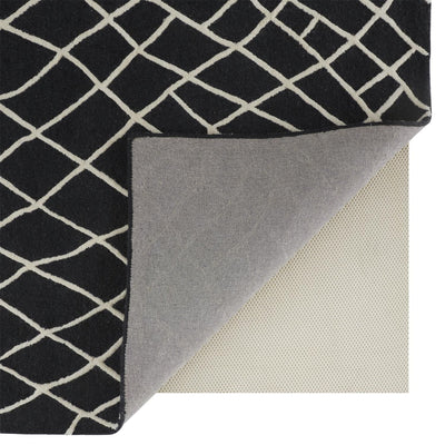 product image for Cavan Hand Tufted Black and Ivory Rug by BD Fine Fold Image 1 35