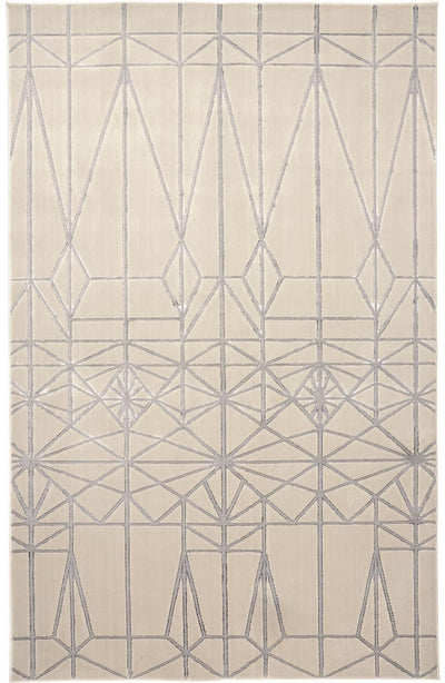 product image of Orin Ivory and Silver Rug by BD Fine Flatshot Image 1 521