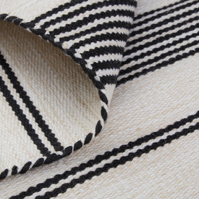 product image for Granberg Hand Woven Black and White Rug by BD Fine Roll Image 1 89