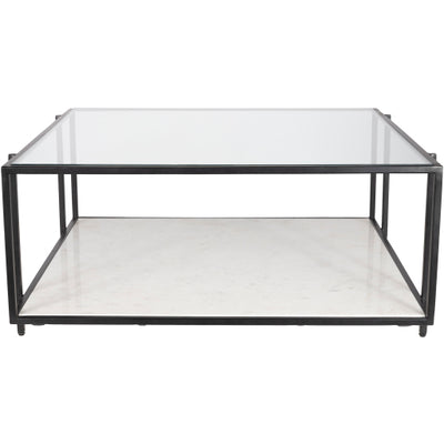 product image for Alecsa Chrome Coffee Table Front Image 95