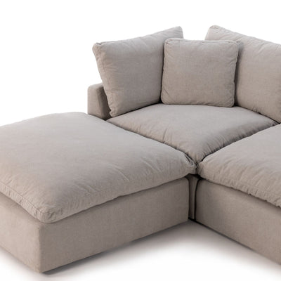 product image for Stevie 5-Piece Sectional Sofa w/ Ottoman in Various Colors Alternate Image 6 28