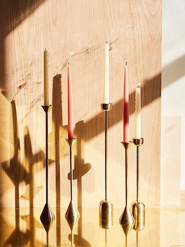 product image for dome spindle candle holder in various sizes by fs objects 8 33
