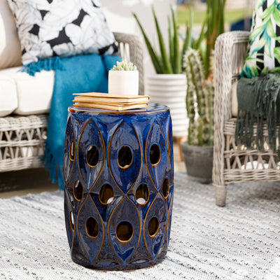 product image for Erika Indoor/Outdoor Ceramic Garden Stool in Various Colors Styleshot Image 56